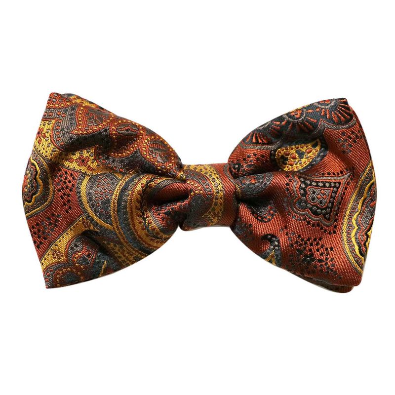 Fellini Luxe Paisley Bow Tie image number 5